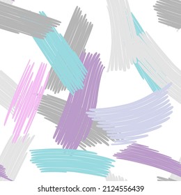 
Abstract pattern on colorful background. Multicolored doodles are drawn with a felt pen randomly. Suitable for fabric, packaging, wallpaper. Vector illustration.