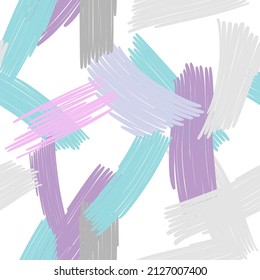 
Abstract pattern on colorful background. Multicolored doodles are drawn with a felt pen randomly. Suitable for fabric, packaging, wallpaper. Vector illustration.