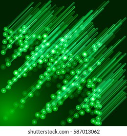 abstract pattern on a green background