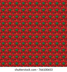 Abstract pattern on holiday Christmas decoration background