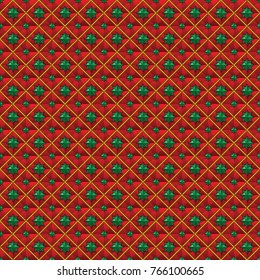 Abstract pattern on holiday Christmas decoration background