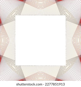 Abstract pattern on an isolated background