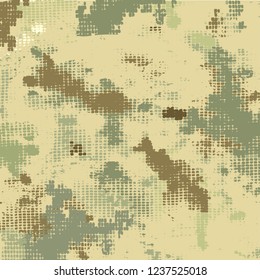 Abstract pattern on a ligth yellow background. 