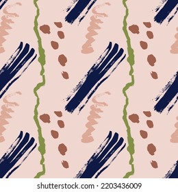 abstract pattern on a pinkish background . smears . brush prints , smudges . Seamless design for decoration , printing , textiles, packaging .