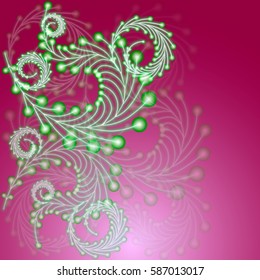 abstract pattern on purple background