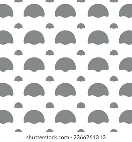 Abstract pattern on a transparent background, gray symmetrical elements, straight lines. Versatile print design