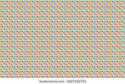 Abstract pattern with organic blob shapes in bold, vibrant colors