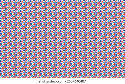 Abstract pattern with organic blob shapes in bold Gradient