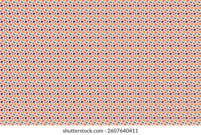 Abstract pattern with organic blob shapes in bold Gradient