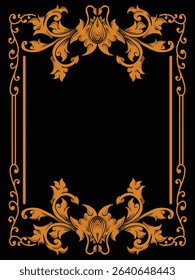 Abstract Pattern Ornamental Frame Decorative Vector
