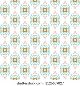 Abstract pattern. Ornate floral seamless texture.