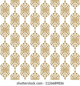 Abstract pattern. Ornate floral seamless texture.