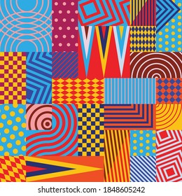 Abstract Pattern for packaging or print