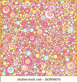 abstract pattern painted by hand