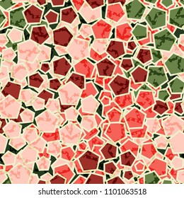 Abstract pattern. Pentagons. A colored mishmash. Camouflage for a good mood. Five-pointed stars.