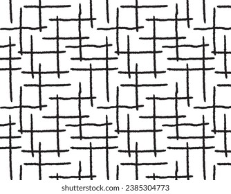 abstract pattern perpendicular lines sketch. Textured lines drawn by hand on a transparent background. Vector pattern