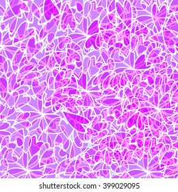 abstract pattern with pink hearts