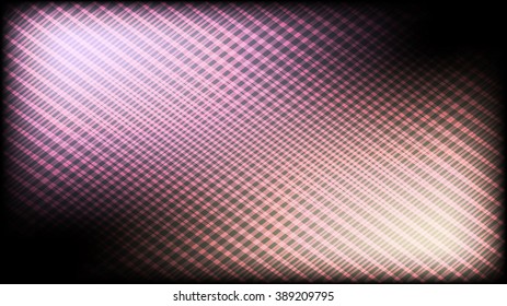 Abstract pattern of pink and pale orange crossing lines. Stage lights effect. 16:9 HD aspect ratio. Desktop wallpapers, screen savers, web pages, DVD menu interfaces & digital backgrounds. 