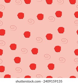 abstract pattern in pink tones on a light background