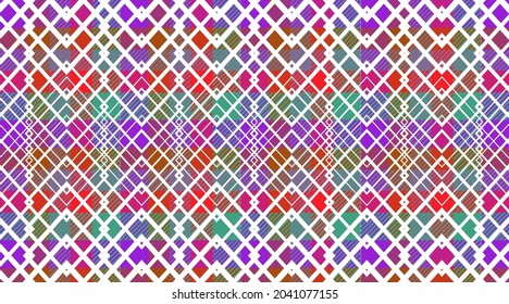 Abstract Pattern of Plaid Checkered Fabric backgrond.EPS 10 Vector high solution illustration background.