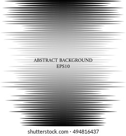 Abstract pattern with a plurality of lines on a white background. Space for text. Monochrome image.