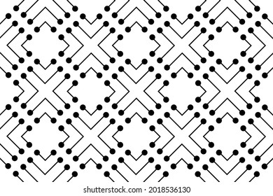 Abstract Pattern polka dots vector illustration
