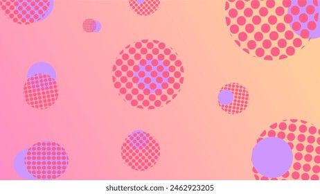 Abstract pattern polkadot background design