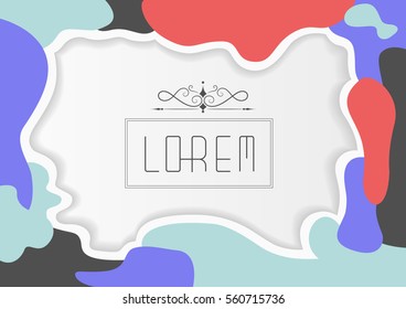 abstract pattern price tag