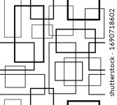 Abstract pattern. Rectangle geometric design seamless pattern. Vector illustration