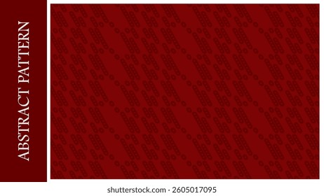 Abstract Pattern red color with regular shape, repeating pattern. Abstract background, graphic resource, design.