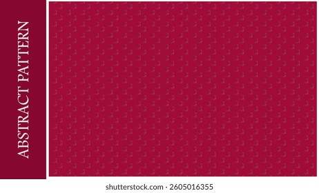 Abstract Pattern in red with curved shapes, waves, irregular lines. Abstract background, graphic resource, design.