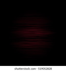 Abstract pattern of red lines on a black background. Empty grunge template texture for your design.