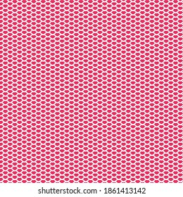 Abstract pattern red lips seamless pattern on transparent background vector illustration