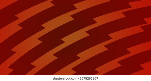Abstract Pattern with Red and Orange Geometrical Shapes