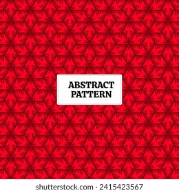 abstract pattern with red triangles, geometric, modern shape