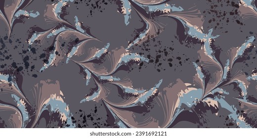 Abstract pattern repeat background. Glowing fashion design. Trendy fabric prints. Vector illustration