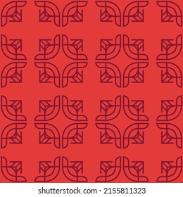 Abstract pattern with repeating colored geometric shapes