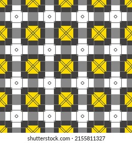 Abstract pattern with repeating colored geometric shapes