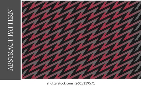 Abstract Pattern repeating zigzag lines. Abstract background, graphic resource, design.