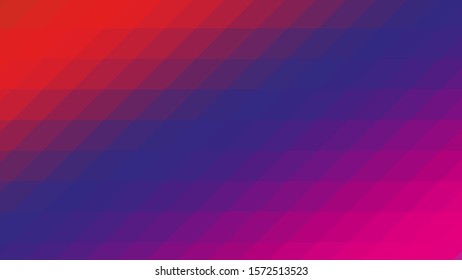 Abstract pattern of rhombuses, gradient color pink and blue. Background. Vector illustration.