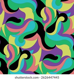 Abstract pattern seamless. Design for fabric, wallpaper, wrapping, background.