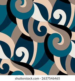 Abstract pattern seamless. Design for fabric, wallpaper, wrapping, background.