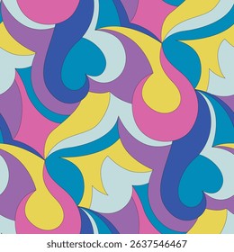 Abstract pattern seamless. Design for fabric, wallpaper, wrapping, background.