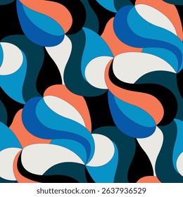 Abstract pattern seamless. Design for fabric, wallpaper, wrapping, background.