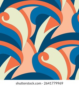 Abstract pattern seamless. Design for fabric, wallpaper, wrapping,