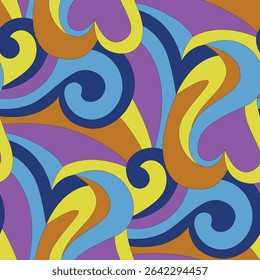 Abstract pattern seamless. Design for fabric, wallpaper, wrapping,