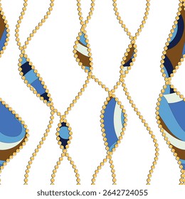 Abstract pattern seamless. Design for fabric, wallpaper, wrapping, background.