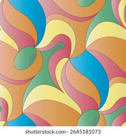 Padrão abstrato sem emenda. Design para tecido, papel de parede, embalagem,