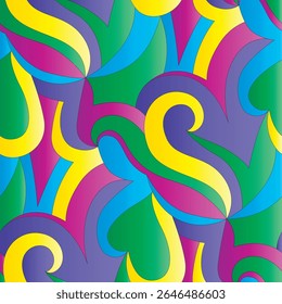 Abstract pattern seamless. Design for fabric, wallpaper, wrapping, background.