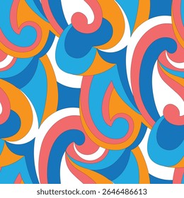 Patrón Abstractas sin costuras. Diseño para tela, Fondo de pantalla, envoltura, fondo.